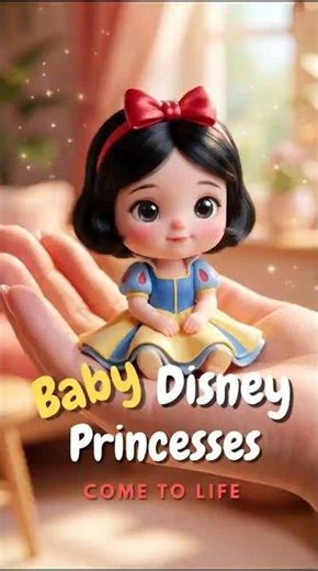 The Cutest Baby Disney Princesses in the Palm of Your Hand! 🥺✨