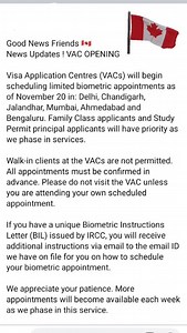 Big breaking News Canada VFS OPEN ON 20 November | Cambridge International Academy 9217241111