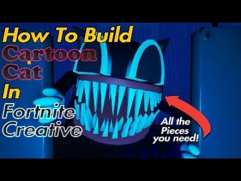 How To Build Cartoon Cat In Fortnite | Fortnite Creative