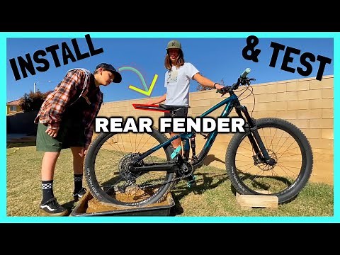 Rear MTB Mudguard, Install and Test | Mountain Biking Fender
