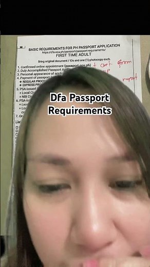 DFA Passport requirements Philippines #passport #passportrequirements