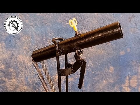 AMAZING DIY IDEA FOR FISHING || AUTOMATIC FISH ROD HOLDER
