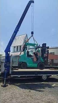 フォークリフト吊り上げ