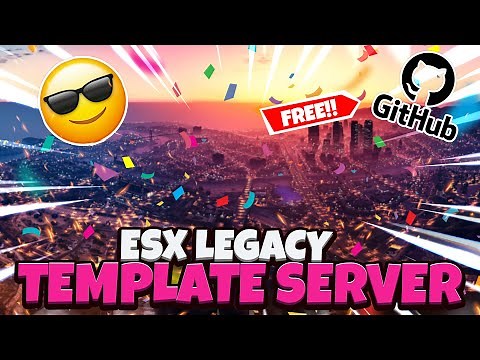 FiveM ESX Legacy Template Server FREE - FERTIGER SERVER | FiveM Server einrichten & erstellen