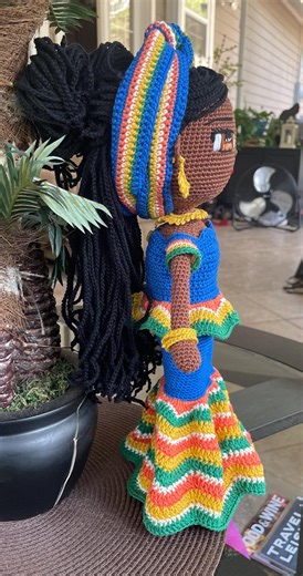Crochet African Doll - Etsy