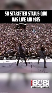 Heute vor 39 Jahren eröffneten Status Quo mit "Rocking All Over The World" das Live Aid Benefizkonzert! 🤘 Auf den beiden Bühnen in London und Philadelphia traten abwechselnd 16 Stunden lang die internationalen Top-Stars der Musikbranche auf, um Geld für die Hungersnot in Äthiopien zu sammeln. Ein Konzert der Superlative! 🙌🎸 | RADIO BOB!