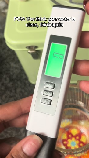 I finally tested my water because ignorance is not bliss when it comes to what we drink daily. This digital TDS water tester shows exactly what’s in your water in seconds, no guessing, no apps, no extra steps. Tap water, filtered water, bottled water, RO systems, it reads them all. Simple, accurate, and honestly eye-opening. Once you see the number, you can’t unsee it. If you care about what you’re putting in your body and your family’s body, this is one of those quiet tools that just makes sens