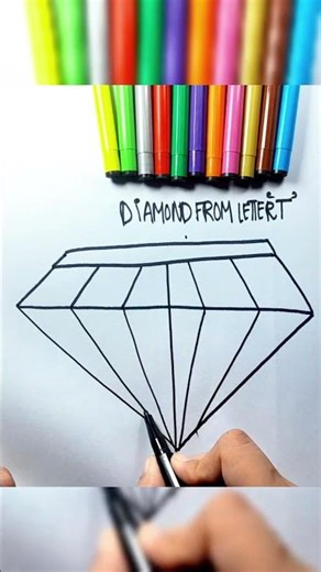 Beautiful Diamond “T” Initial 💎 Alphabet Animation