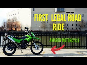 FIRST ROAD RIDE on the CHEAP AMAZON MOTORCYCLE! | 2020 RPS Hawk 250 Enduro | (Almost) TOP SPEED