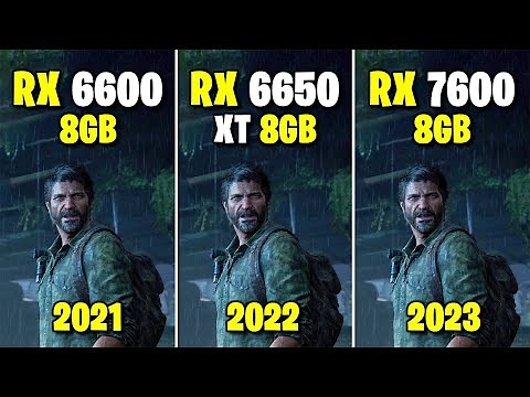 AMD RX 6600 vs 6650 XT vs 7600 Gaming Test in 2025