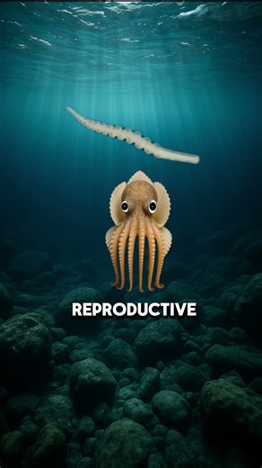 This Octopus Breaks Its Own Arm to Mate 😳🐙