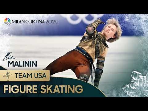 Ilia Malinin BLAZES to top spot after short program | Winter Olympics 2026 | NBC Sports