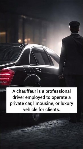 Word of the Day: CHAUFFEUR 🎩 | Meaning, Spelling & Usage