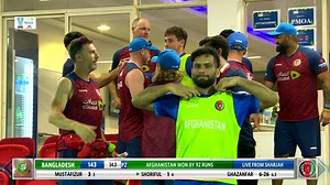 778K views · 61K reactions | د محمد غضنفر شپږمه ویکټ او د افغان لوبډلې د بریا شېبې: ----- 퐖퐈퐍퐍퐈퐍퐆 퐌퐎퐌퐄퐍퐓퐒!  AMG Shines and AfghanAtalan register a terrific victory in the 1st match of the ODI series against Bangladesh! Enjoy the winning moments here!  #AfghanAtalan | #AFGvBAN | #GloriousNationVictoriousTeam | Afghanistan Cricket Board | Facebook