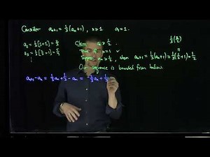 Using the Monotone Convergence Theorem to Prove a Recursive Sequence Converges: Example 1