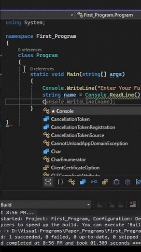 C# Basic Program Explained Easily | C# Tutorial for Beginners #csharp #coding #codinglife #viral