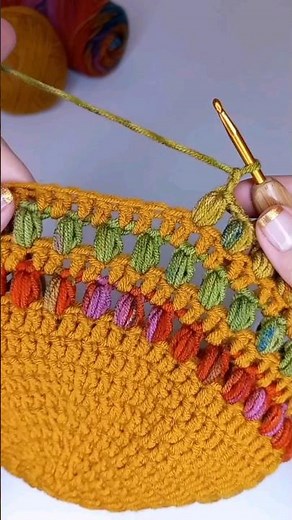 Crochet *Bobble* stitch pattern tutorial(for beginners)