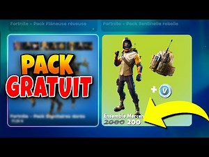 ce Pack à 2000 Vbucks est a 200 Vbucks ou GRATUIT sur Fortnite