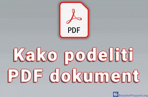 Kako podeliti PDF dokument