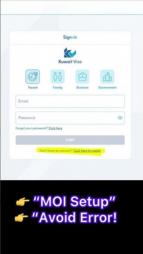 MOI Registration: Do This First! | Kuwait Family & Visit Visa 2025 - Part 2 #shorts