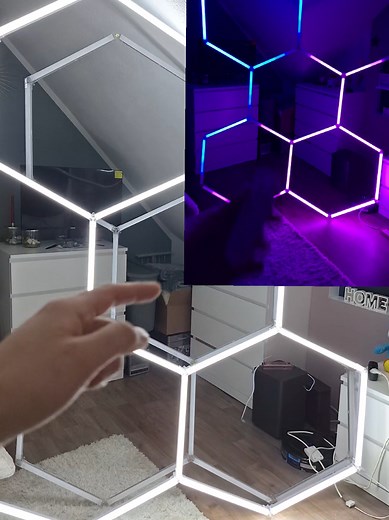 Hexagon-Wabenlampe für modernes Lichtdesign