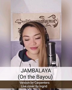 JAMBALAYA (On the Bayou) version by Carpenters | live cover Happy jamming guys! This was fun to learn! 🎶❤️ #livemusicjamwithingrid #Ingridcoversongsbyrequest | Ingrid Payaket