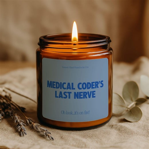 Medical Coder Gift, Gift for Medical Coder, Medical Coder and Billing Candle, CPC Gift, ICD-10 Medical Billing Coder, Coding Gift, CPC Coder - Etsy