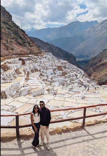 📌Save this for the ultimate Maras Salt Mines guide! Maras Salt Mines in Peru have been producing natural salt for over 500 years. The Maras Salt Mines are located in the Sacred Valley of Peru, about 40 km from Cusco and just outside the small town of Maras. Nestled high in the Andes, these stunning white terraces sit on a mountainside fed by a natural underground saltwater spring. 📍 Maras Salt Mines, Peru 🧂 What can you do at Maras Salt Mines? - Walk along scenic viewpoints overlooking thousa