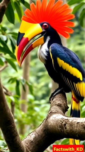 More expensive than an elephant! 😱 Helmet Hornbill Facts Hindi#shorts
