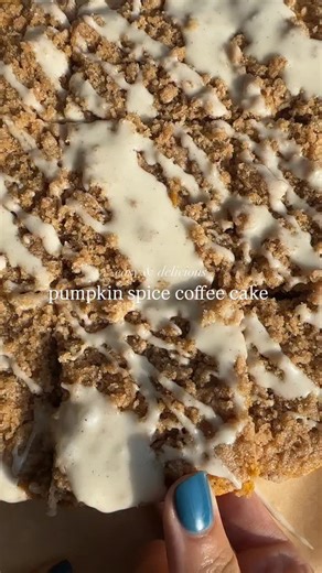 38K views · 1.7K reactions | Pumpkin spice coffee cake 70% cake 30%...