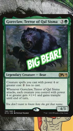 Goreclaw! - Every #MTG Legend 478 #magicthegathering