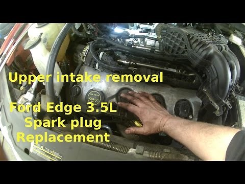 Spark plug replacement Ford Edge 2007 3.5L V6. How to change your plugs