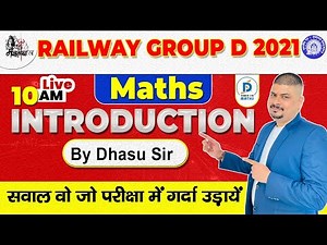 Railway Group D 2021 Maths Introduction Class by Dhasu Sir | RRB GROUP D Preparation Strategy