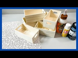 Shadow Box Display DIY || Dollar Tree Crates || Just 1 Easy Craft