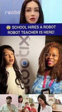 🤖 AI Robot "Sally" Joins High School Classrooms This Fall—The Future of Education