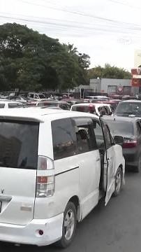 Longas filas em Maputo devido à escassez de combustível