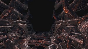 Touring the interior of an alien ship - Free Stock Video