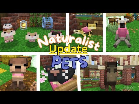 20+ Tamable Animals!!! Naturalist Update 2.0 PETS