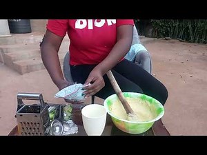 How to bake LEMON CAKE using charcoal "JIKO"