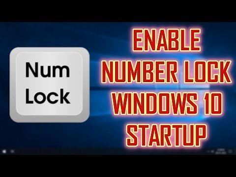ENABLE NUM LOCK ON STARTUP | 1-MINUTE TIPS | WINDOWS 10 TIPS & TRICKS
