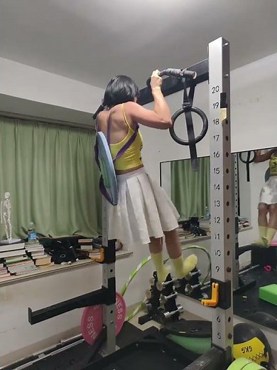 Unleashing Strength: A Typical Muscular Girl's Pull-Up Journey