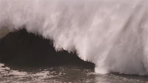 A 57-meter tsunami hit Japan after a mountain suddenly gave way