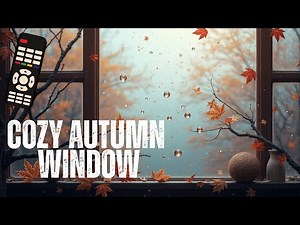 Autumn Window with Rain | Perfect Cozy Vibes for Relaxing or Studying - Screensaver