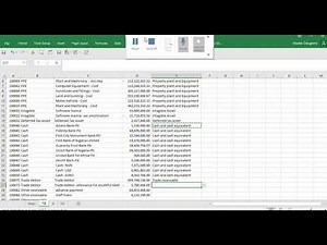 Income statement preparation using SUMIFS
