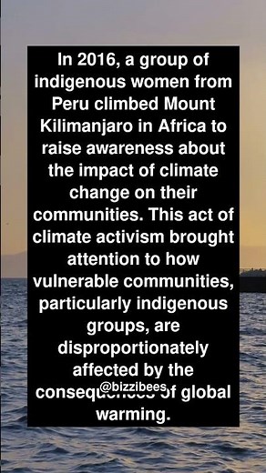 Did You Know Facts - Climate Change and Environmental Impact