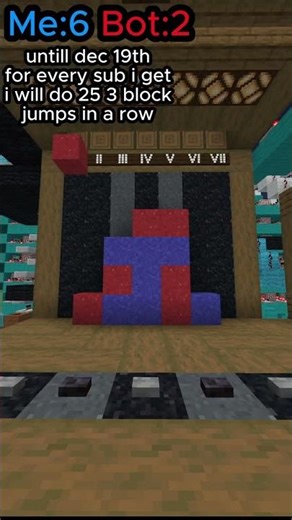 Connect 4 in minecraft day 9 #minecraftshorts #minecraft #connect4 #gaming