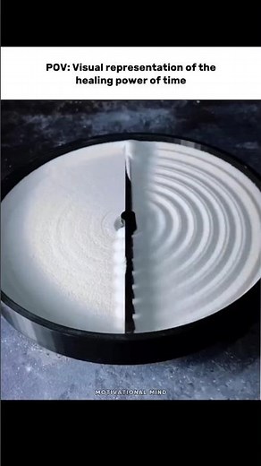 Visual representation of the healing power of time #shorts #motivationalmind