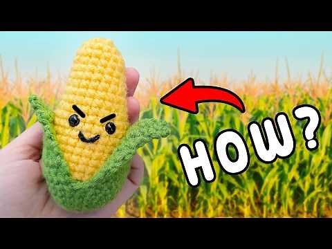 2024's Cutest DIY: How to Crochet a Corn 🌽 (Step-by-Step Guide)