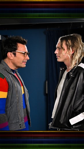 Jimmy dresses like this every day, #JamieCampbellBower 😂 #StrangerThings #FallonTonight #StrangerThingsOnFallon | The Tonight Show Starring Jimmy Fallon