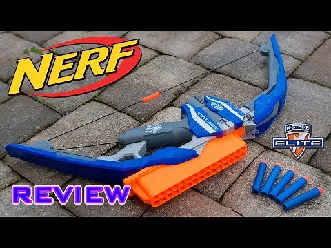 [REVIEW] Nerf Elite Stratobow Unboxing, Review, & Firing Test